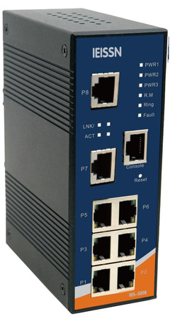IEISSN 8口百兆管理型工業(yè)以太網(wǎng)交換機IIES-5008 杭州里肯科技的網(wǎng)絡(luò)設(shè)備解決方案